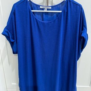 Adrienne Vittadini Royal Blue Blouse XL